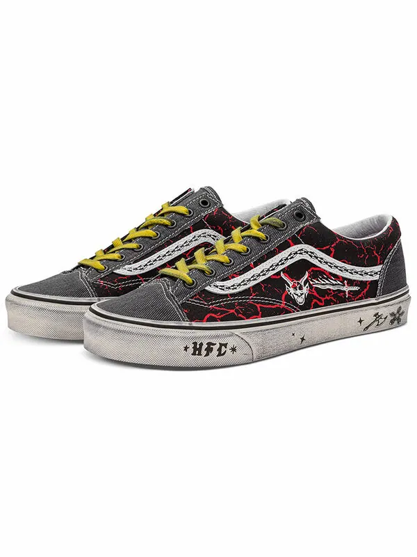 Кроссовки stranger things x style 36 'hellfire club' Vans — изображение 3 из 4, черный/красный