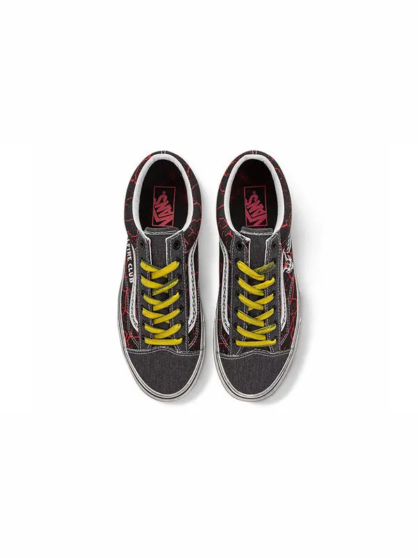 Кроссовки stranger things x style 36 'hellfire club' Vans — изображение 4 из 4, черный/красный