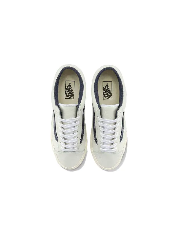 Кроссовки style 36 low tops skateboarding shoes white blue contrasting colors Vans — изображение 3 из 4, белый