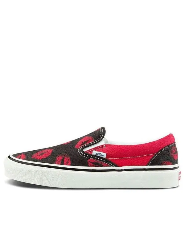 Кроссовки classic slip-on 98 dx 'anaheim factory - hotlips' Vans — изображение 1 из 4, красный/черный