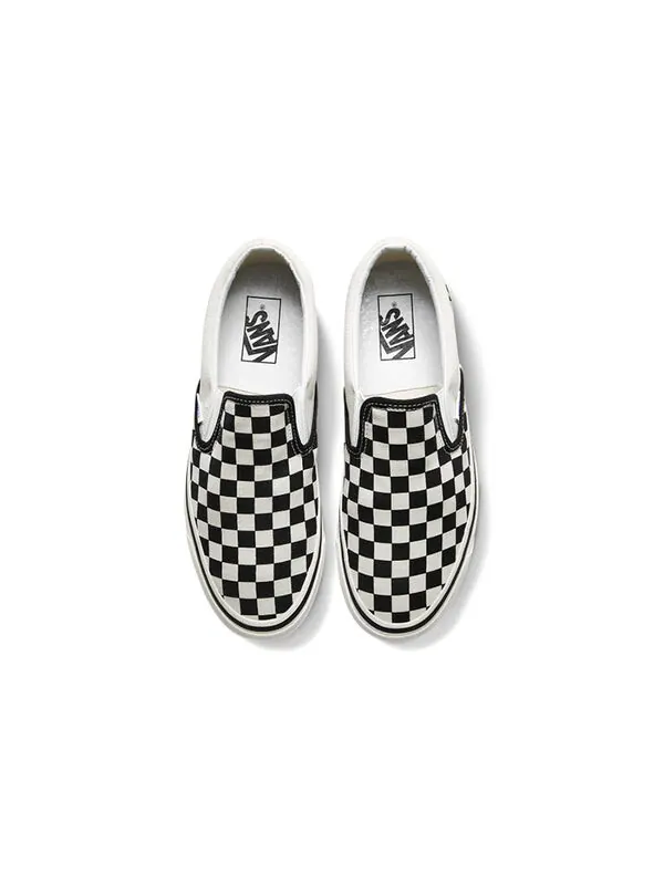 Кроссовки classic slip-on 98 dx 'anaheim factory - checkerboard' Vans — изображение 3 из 4, белый/черный