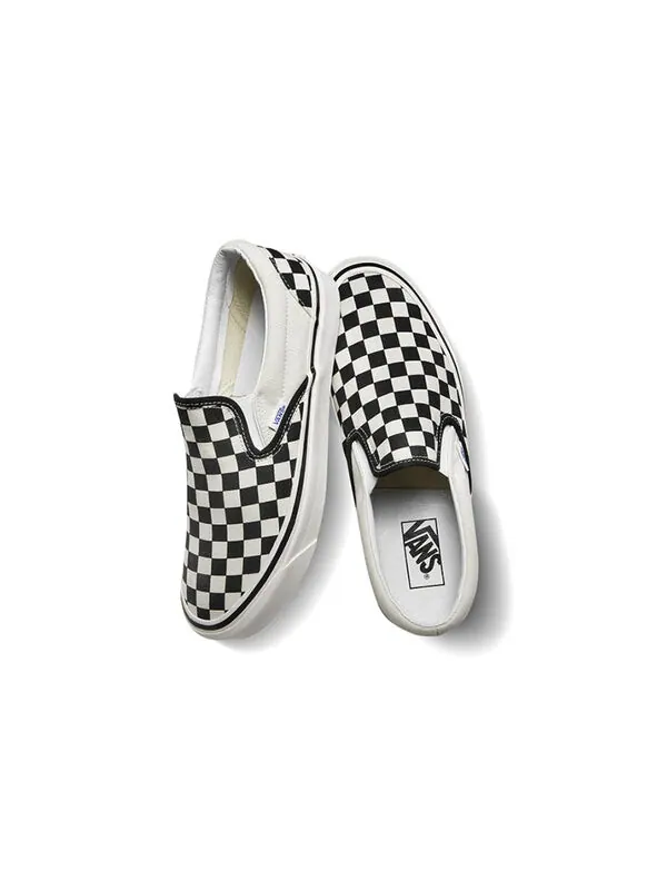 Кроссовки classic slip-on 98 dx 'anaheim factory - checkerboard' Vans — изображение 4 из 4, белый/черный