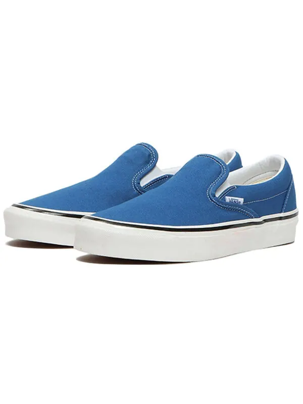 Кроссовки classic slip-on 98 dx shoes blue Vans — изображение 2 из 4, синий
