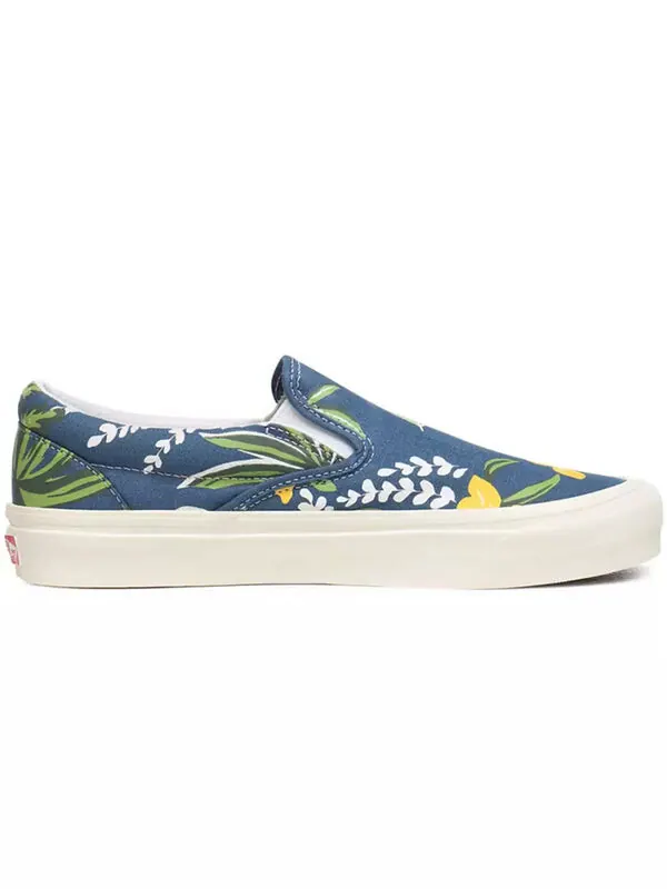 Кроссовки classic slip-on 98 dx 'aloha navy' Vans — изображение 2 из 4, синий