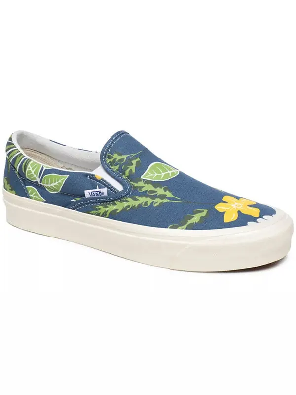 Кроссовки classic slip-on 98 dx 'aloha navy' Vans — изображение 4 из 4, синий