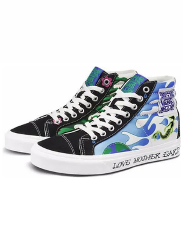 Кроссовки mother earth style 238 'black yellow green' Vans — изображение 2 из 4, черный/желтый/зеленый