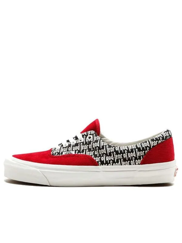 Кроссовки fear of god x era 95 dx 'collection 2 red' Vans — изображение 1 из 4, красный/белый/черный