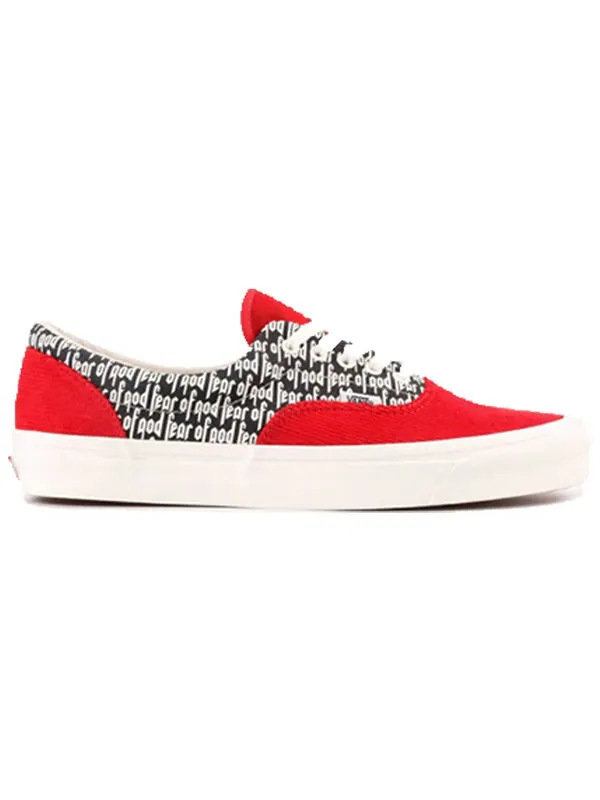 Кроссовки fear of god x era 95 dx 'collection 2 red' Vans — изображение 2 из 4, красный/белый/черный