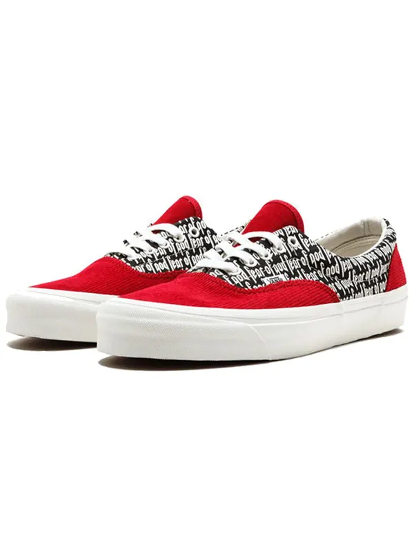 Кроссовки fear of god x era 95 dx 'collection 2 red' Vans — изображение 3 из 4, красный/белый/черный
