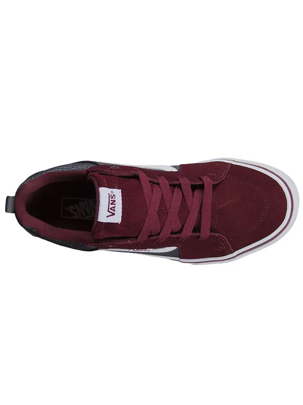 Кроссовки filmore low-top sneakers grey/red Vans — изображение 3 из 4, серый/красный