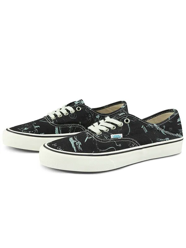 Кроссовки chris johanson x authentic sf 'black antique white' Vans — изображение 2 из 4, черный