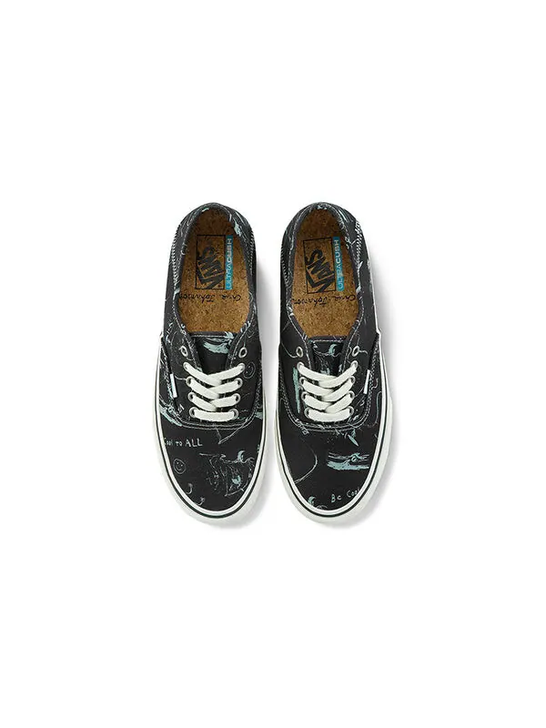 Кроссовки chris johanson x authentic sf 'black antique white' Vans — изображение 3 из 4, черный