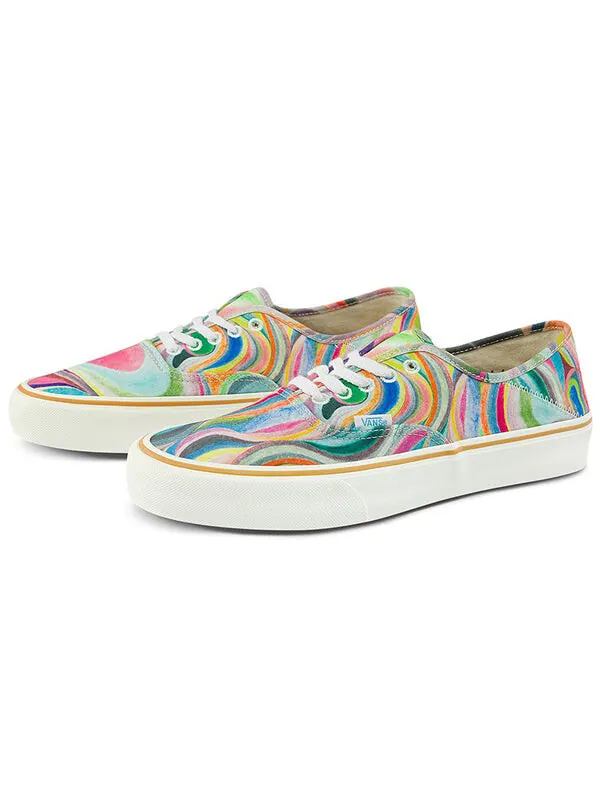 Кроссовки chris johanson x authentic sf 'swirl' Vans — изображение 2 из 4, мульти