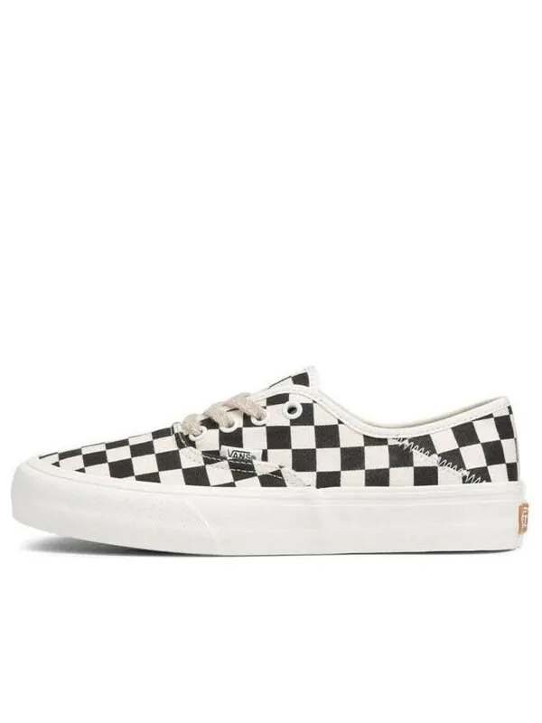 Кроссовки authentic checkerboard black/white Vans — изображение 1 из 4, черный/белый