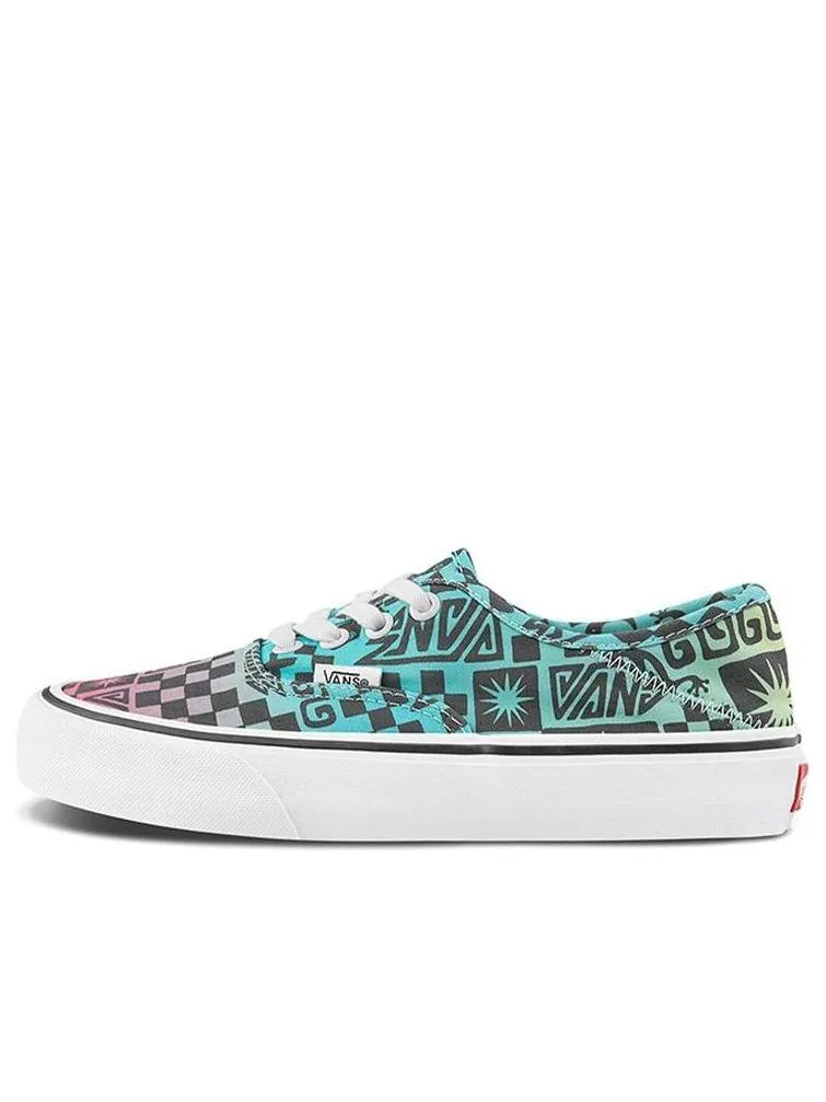 Кеды Vans Authentic 'Tribal Checkerboard' — изображение 1 из 5, бирюзовый