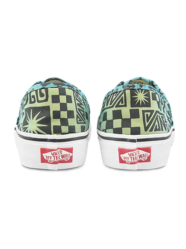 Кеды Vans Authentic 'Tribal Checkerboard' — изображение 5 из 5, бирюзовый
