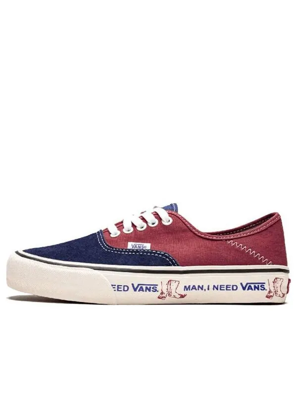 Кроссовки authentic sf 'man, i need ' Vans — изображение 1 из 4, синий