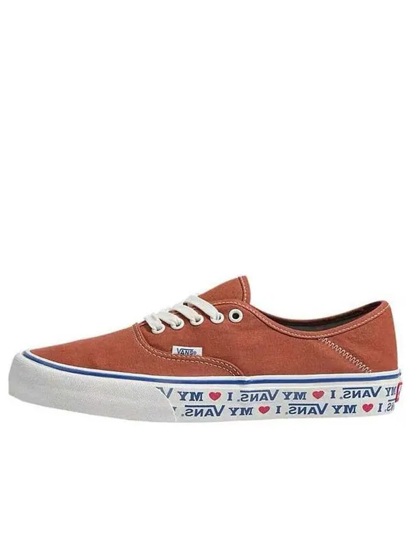 Кроссовки authentic sf 'salt wash' Vans — изображение 1 из 4, оранжевый