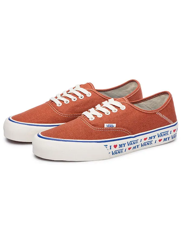 Кроссовки authentic sf 'salt wash' Vans — изображение 2 из 4, оранжевый