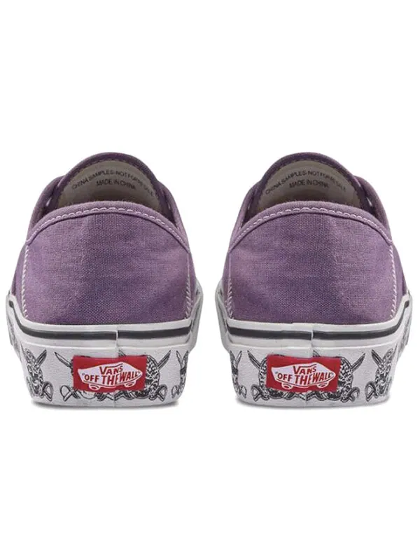 Кроссовки authentic sf 'skulls' Vans — изображение 4 из 4, фиолетовый