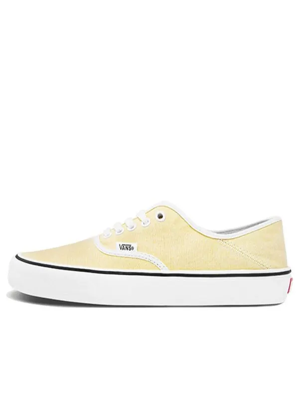 Кроссовки authentic yellow light yellow Vans — изображение 1 из 4, светлый желтый