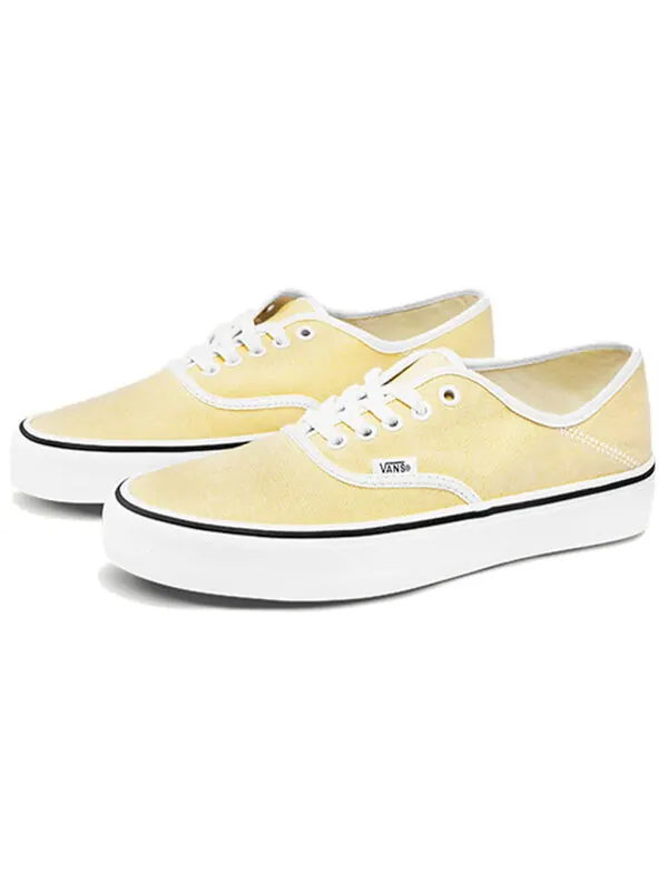 Кроссовки authentic yellow light yellow Vans — изображение 3 из 4, светлый желтый
