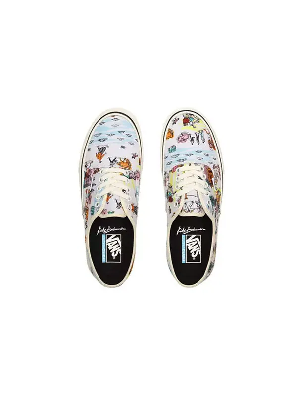 Кроссовки kide authentic surf white Vans — изображение 4 из 4, белый