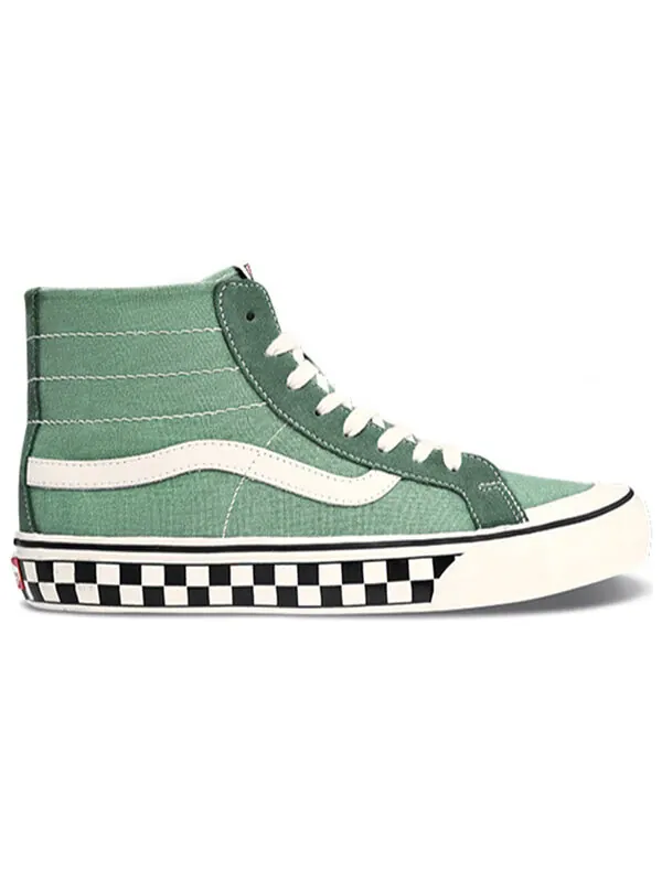 Кроссовки sk8-hi 138 decon sf 'green black white' Vans — изображение 2 из 4, зеленый/черный/белый