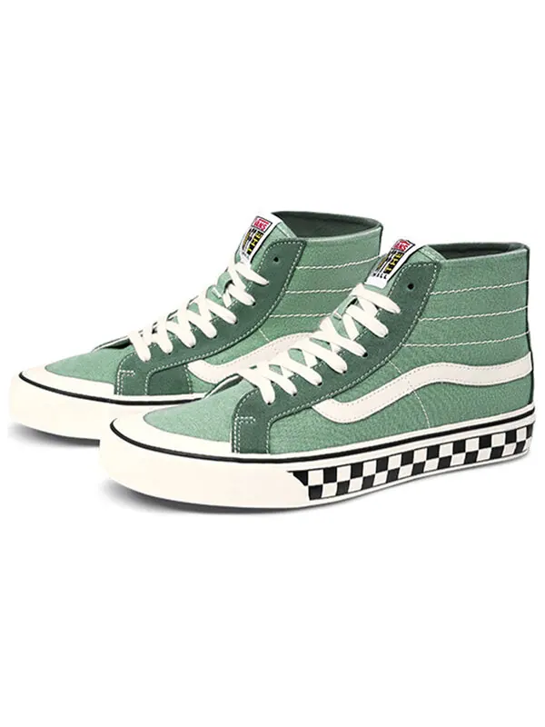 Кроссовки sk8-hi 138 decon sf 'green black white' Vans — изображение 3 из 4, зеленый/черный/белый