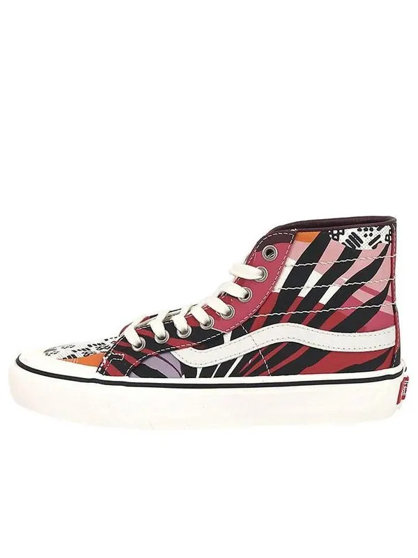 Кроссовки sk8-hi sf multicolor 'red white orange' Vans — изображение 1 из 4, красный/белый/оранжевый