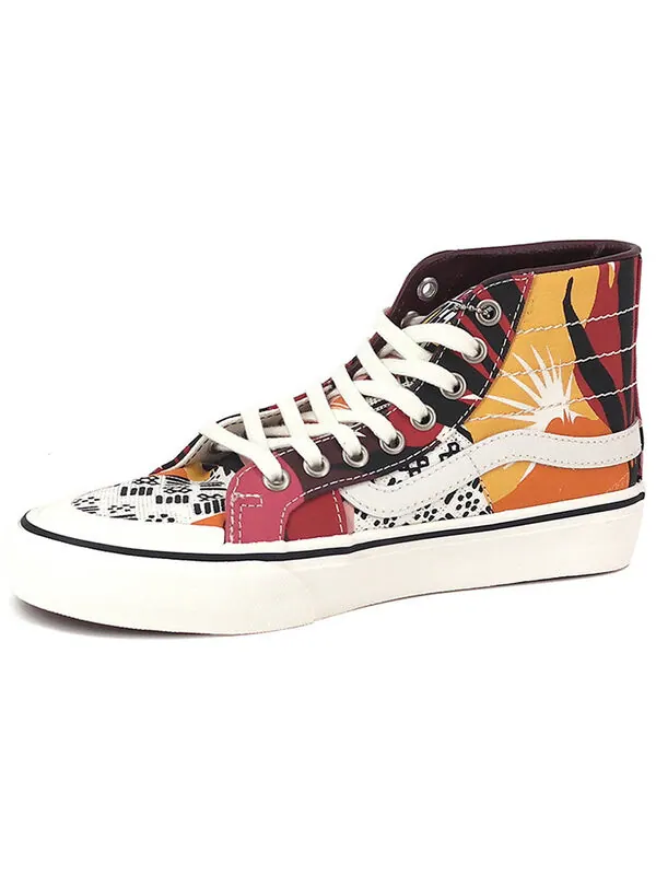 Кроссовки sk8-hi sf multicolor 'red white orange' Vans — изображение 2 из 4, красный/белый/оранжевый