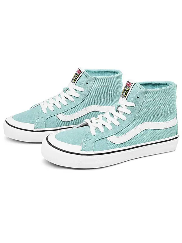 Кроссовки sk8-hi 138 decon sf light blue sky blue Vans — изображение 2 из 4, синий