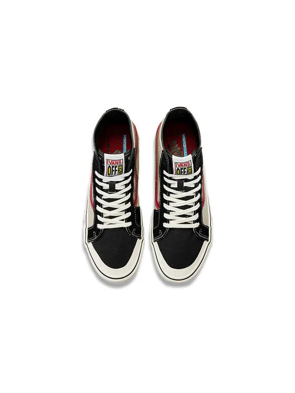 Кроссовки sk8-hi 138 decon sf 'black grey pink' Vans — изображение 2 из 4, черный/серый/розовый