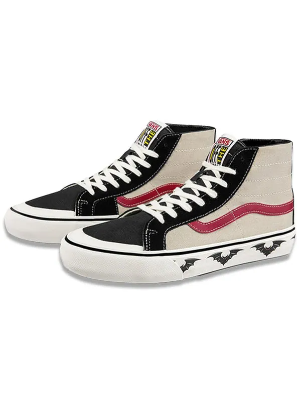 Кроссовки sk8-hi 138 decon sf 'black grey pink' Vans — изображение 3 из 4, черный/серый/розовый