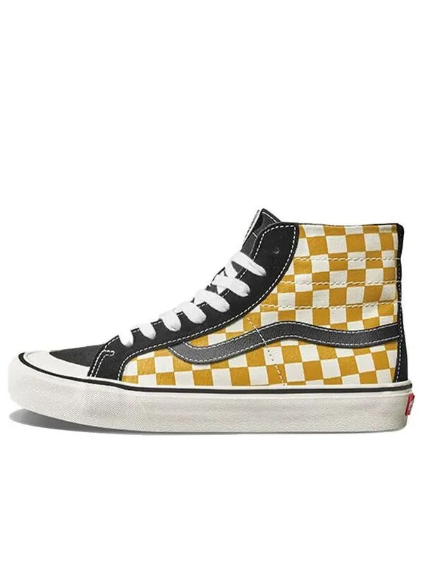 Кроссовки sk8-hi 'black yellow white' Vans — изображение 1 из 4, черный/желтый/белый