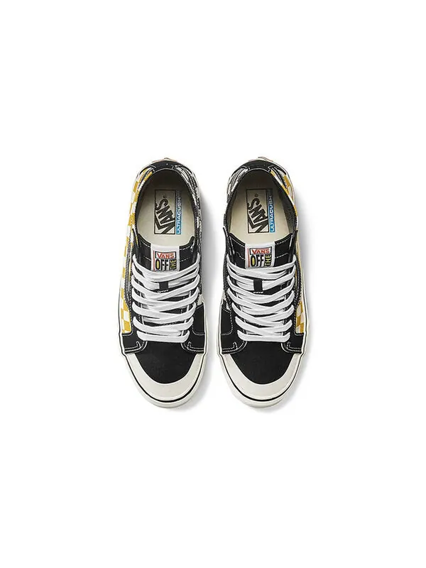 Кроссовки sk8-hi 'black yellow white' Vans — изображение 3 из 4, черный/желтый/белый