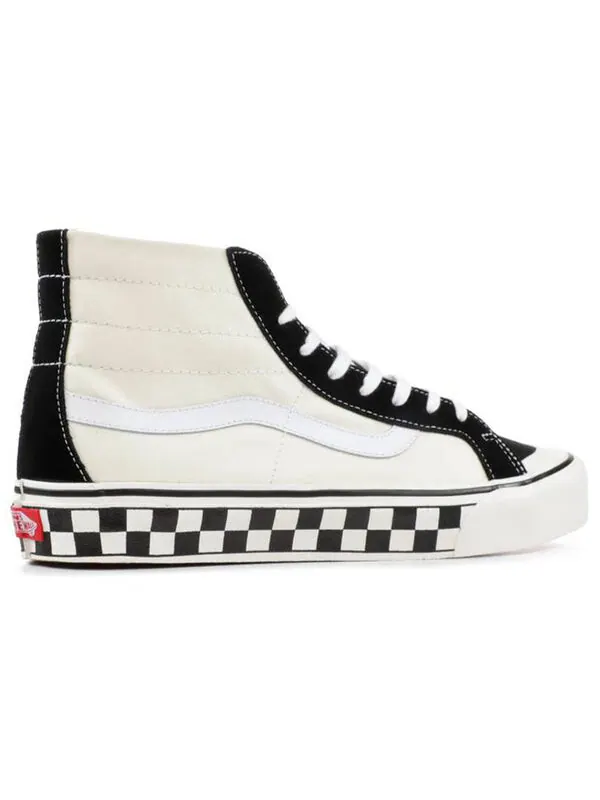 Кроссовки sk8-hi 138 decon sf 'checkers' Vans — изображение 3 из 4, белый/черный