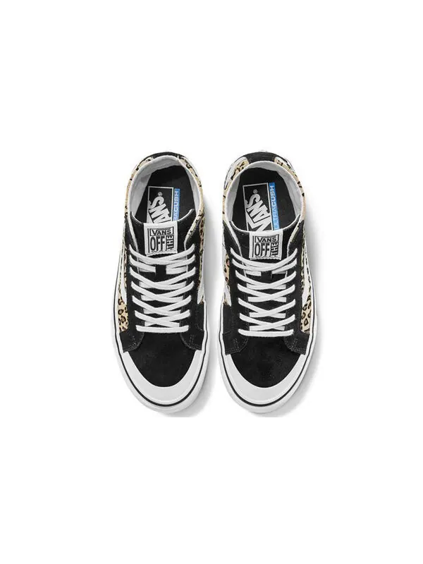 Кроссовки sk8-hi 138 decon sf 'black white leopard' Vans — изображение 4 из 4, черный/белый