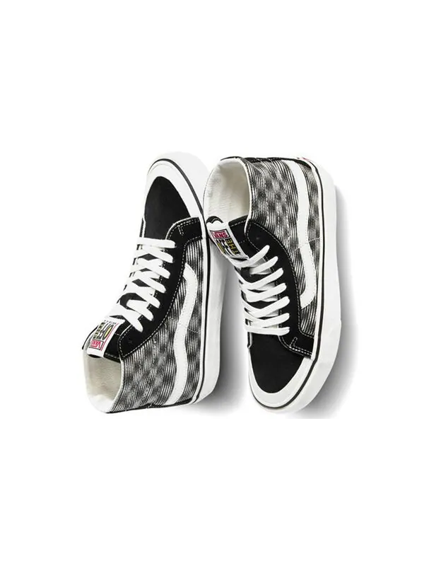 Кроссовки sk8-hi 138 decon sf Vans — изображение 4 из 4, черный / белый