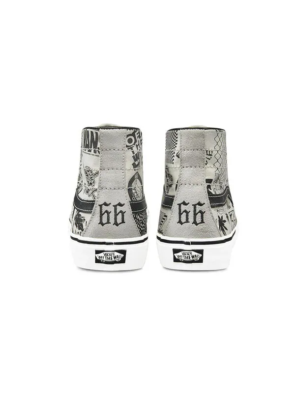 Кроссовки sk8-hi 138 decon 'v66 - marshmallow' Vans — изображение 4 из 4, черный белый