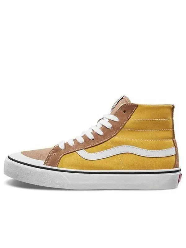 Кроссовки sk8-hi 138 decon sf 'brown yellow' Vans — изображение 1 из 4, коричневый/желтый