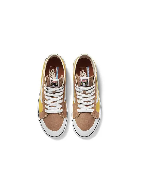 Кроссовки sk8-hi 138 decon sf 'brown yellow' Vans — изображение 3 из 4, коричневый/желтый