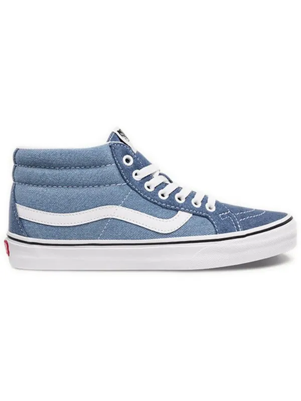 Кроссовки sk8-mid reissue 'denim 2-tone' Vans — изображение 2 из 4, синий