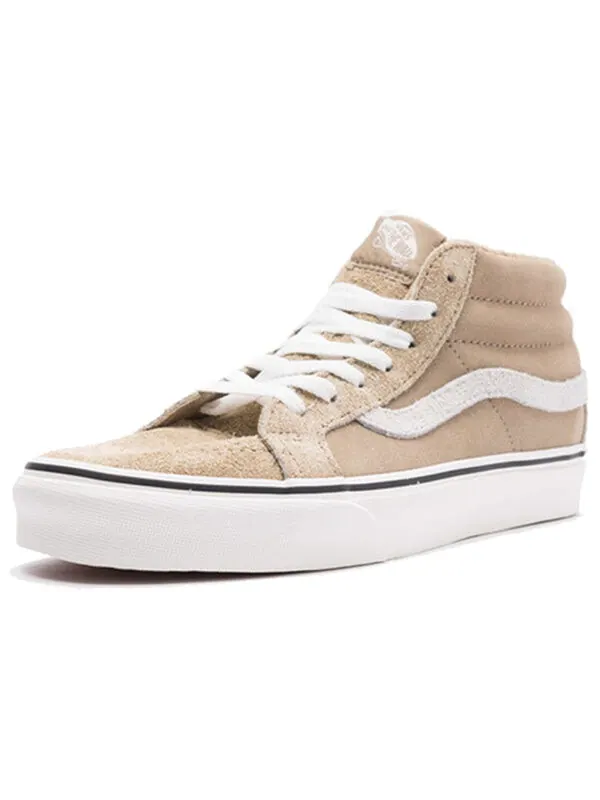 Кроссовки sk8-mid reissue 'hairy suede mix - tan' Vans — изображение 2 из 4, коричневый