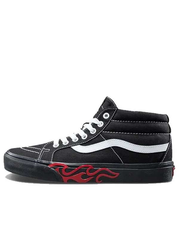 Кроссовки sk8-mid 'flame cut out' Vans — изображение 1 из 4, черный
