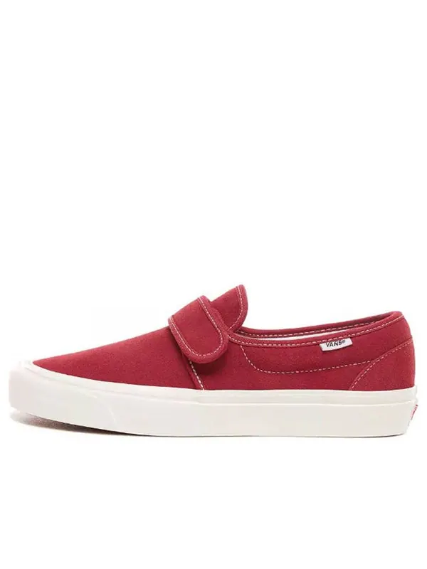 Кроссовки slip-on 47 v dx 'brick red' Vans — изображение 1 из 4, красный/белый