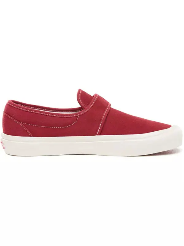 Кроссовки slip-on 47 v dx 'brick red' Vans — изображение 3 из 4, красный/белый