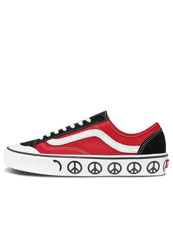 Кроссовки style 36 decon sf 'black red' Vans — изображение 1 из 4, черный/красный