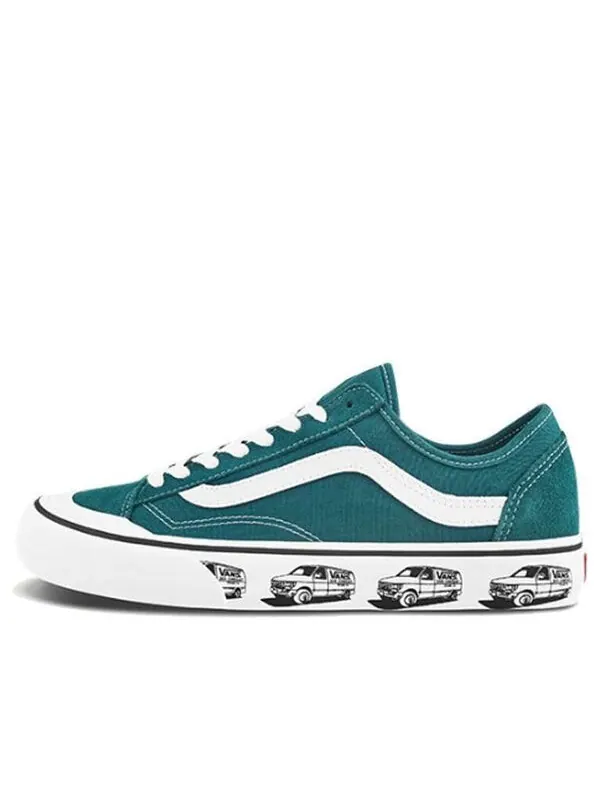 Кроссовки style 36 sf 'green black' Vans — изображение 1 из 4, зеленый/черный