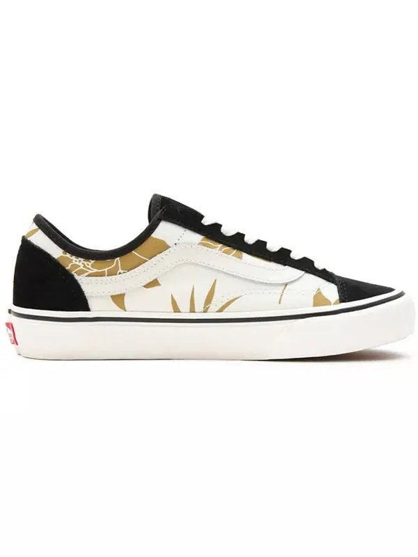 Кроссовки island floral style 36 decon sf 'black white brown' Vans — изображение 2 из 4, черный/белый/коричневый